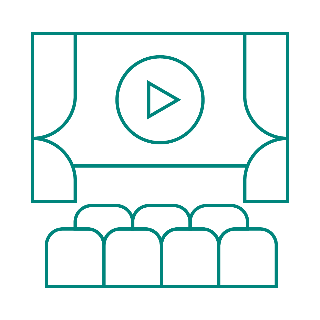 Icona palco di un teatro 