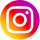 logo Instagram con scritta bianca su sfondo viola